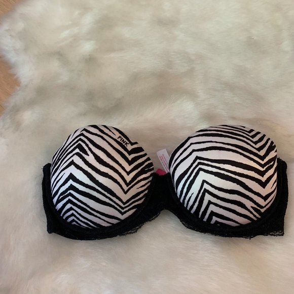 EUC Victoria's Secret PINK Strapless Bra,‎ 34C - Picture 1 of 5